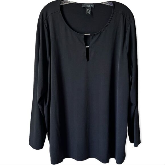 Grace The Perfect Fit Black Long Sleeve Tunic - Picture 5 of 5